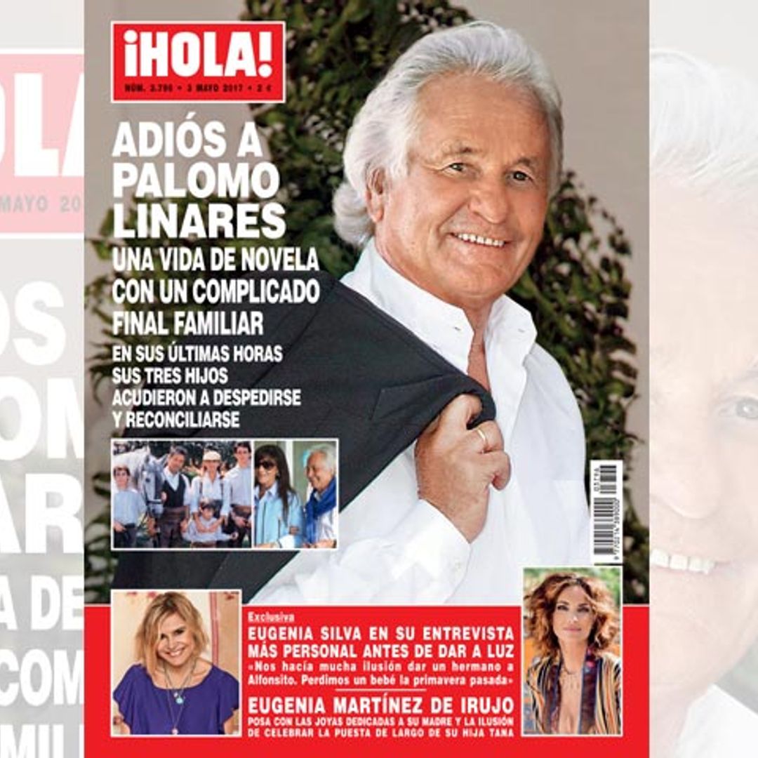 En ¡HOLA!, adiós a Palomo Linares: en sus últimas horas sus tres hijos acudieron a despedirse y reconciliarse