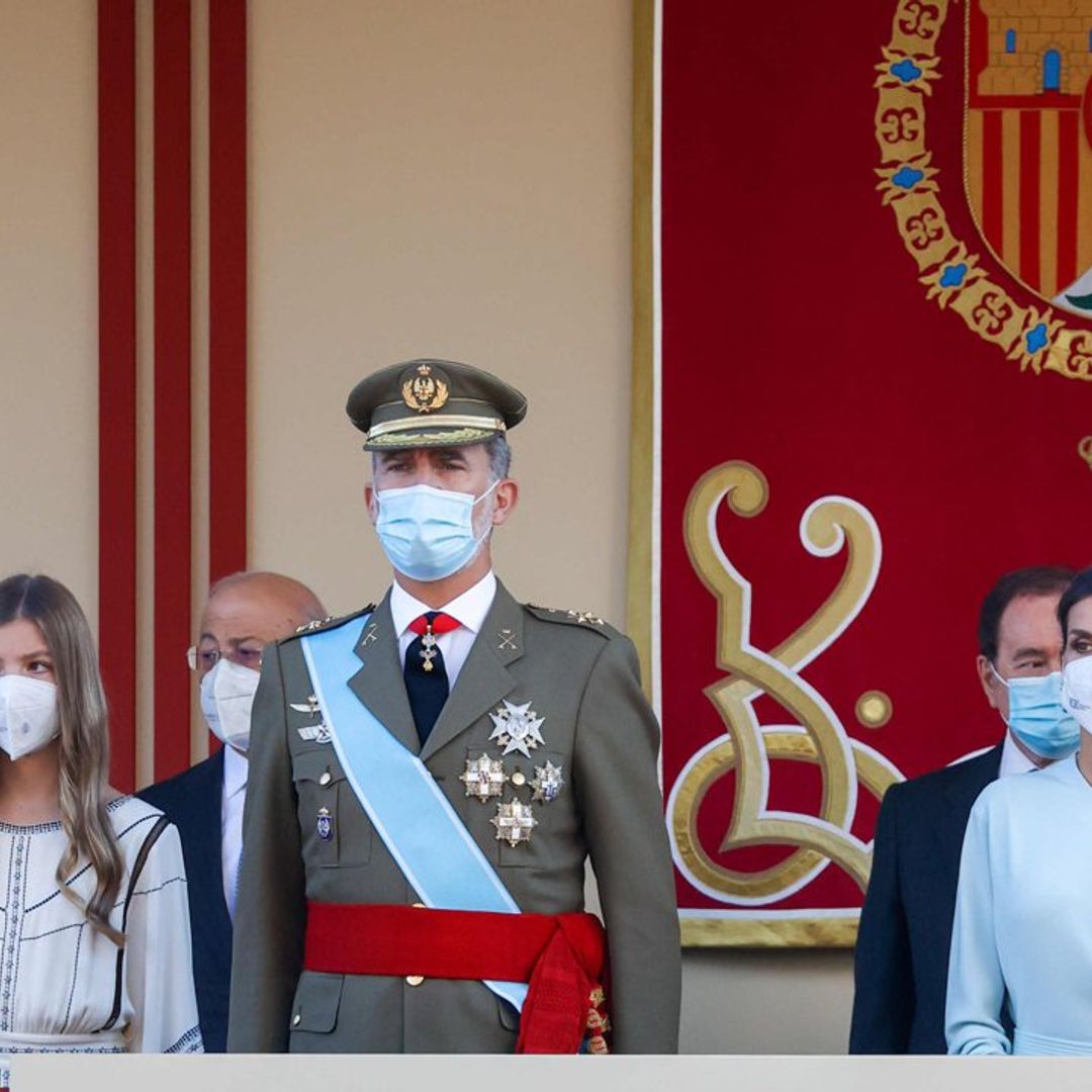 El paso al frente de la Infanta Sofía, princesa por un día en ausencia de Leonor