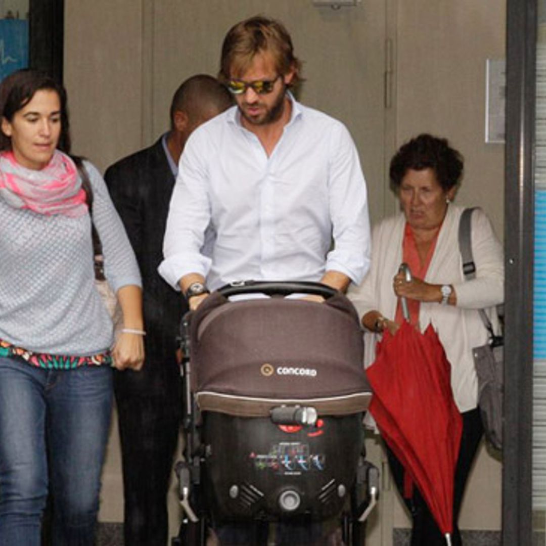 Las primeras imágenes de Rosauro Varo con su segundo hijo