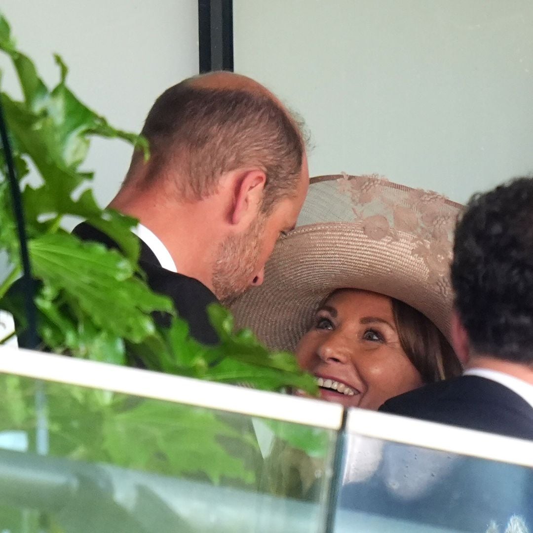 Las Middleton arropan al príncipe Guillermo en Ascot, con debut familiar incluido