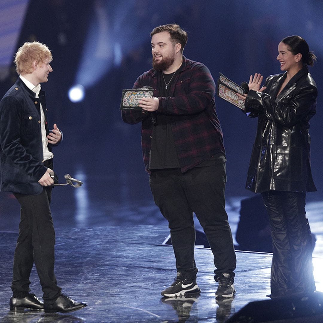 Amor, reencuentros y un apoteósico Ed Sheeran: los mejores momentos de la gala de Los 40 Music Awards