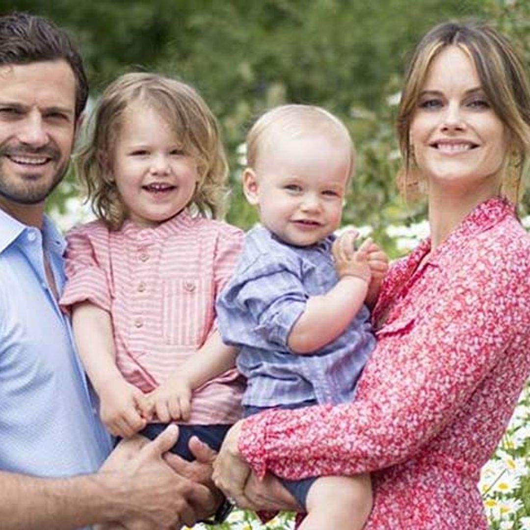 Carlos Felipe y Sofia de Suecia... ¡cómo han crecido sus pequeños!