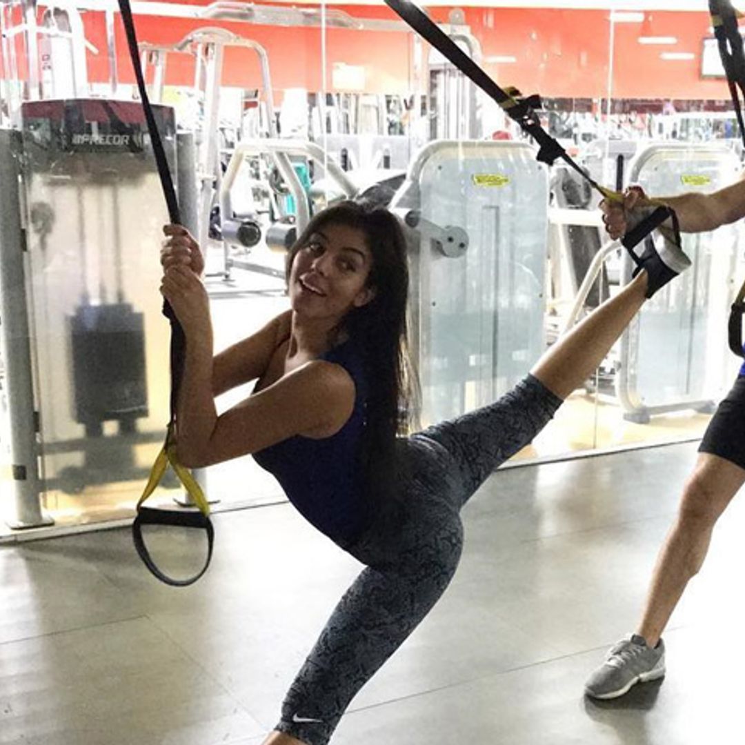 ¿Qué curioso espectador se ha colado en los entrenamientos de Georgina Rodríguez?