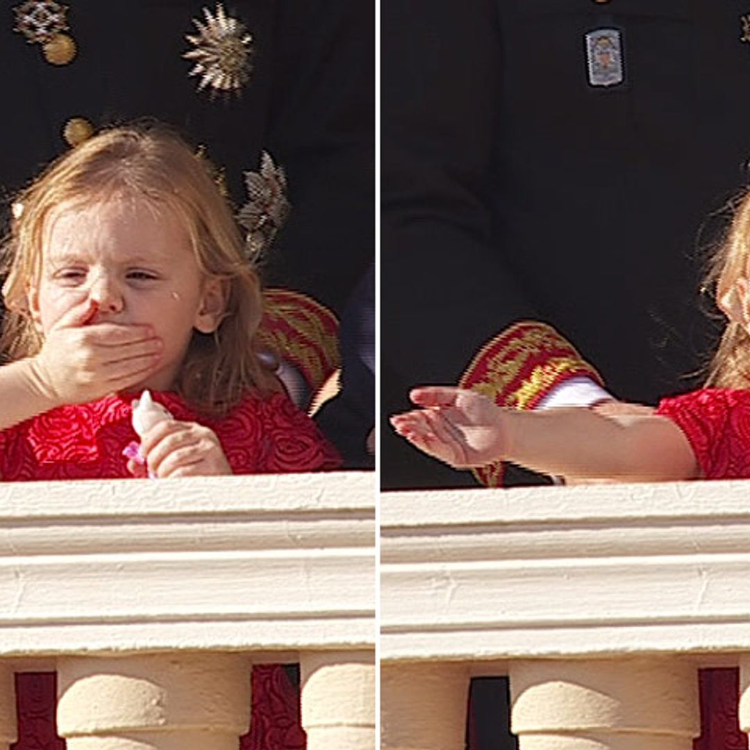 Gabriella, la hija de los príncipes Alberto y Charlene, todo amor con los monegascos