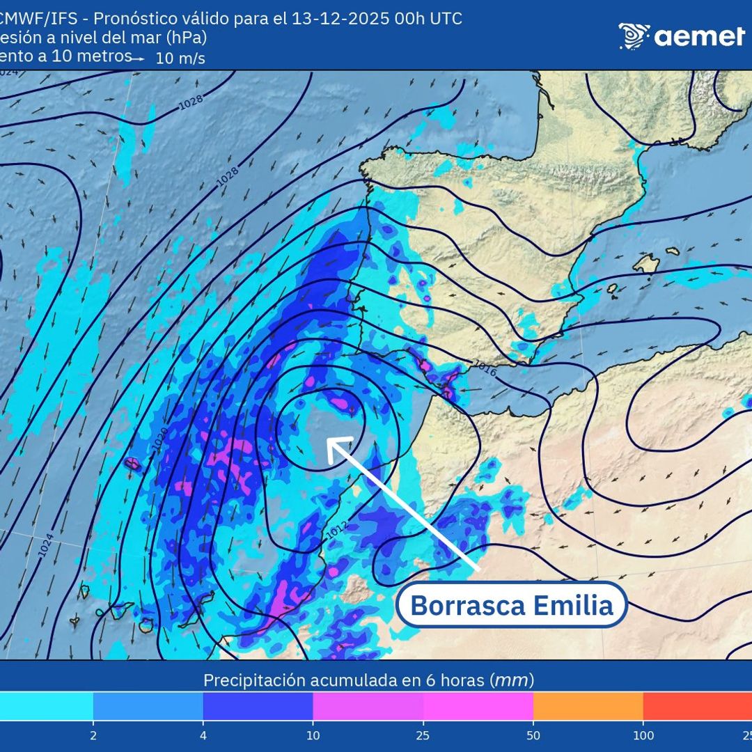 La AEMET activa avisos en media España por la llegada de una borrasca y una DANA: así afectará el "doble temporal"
