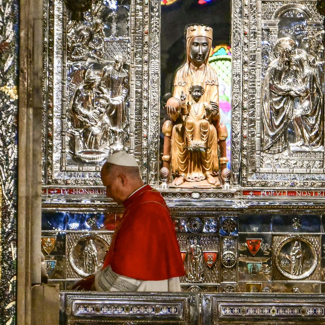 El papa León XIV, desde Montserrat: "La Moreneta siempre me ha acompañado. Gracias, Cataluña por vuestra fe"