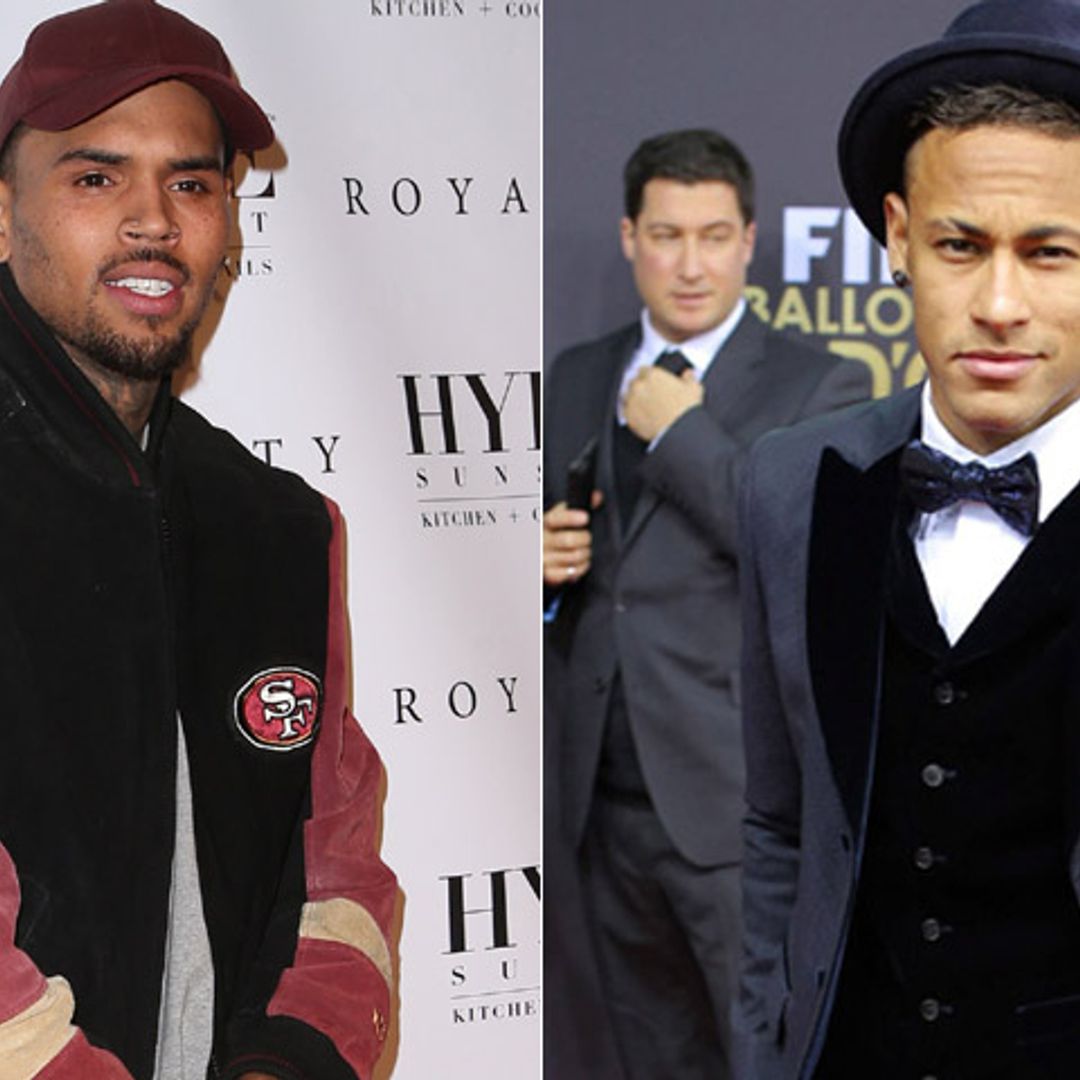 El ‘pique’ entre Chris Brown y Neymar por la novia del futbolista