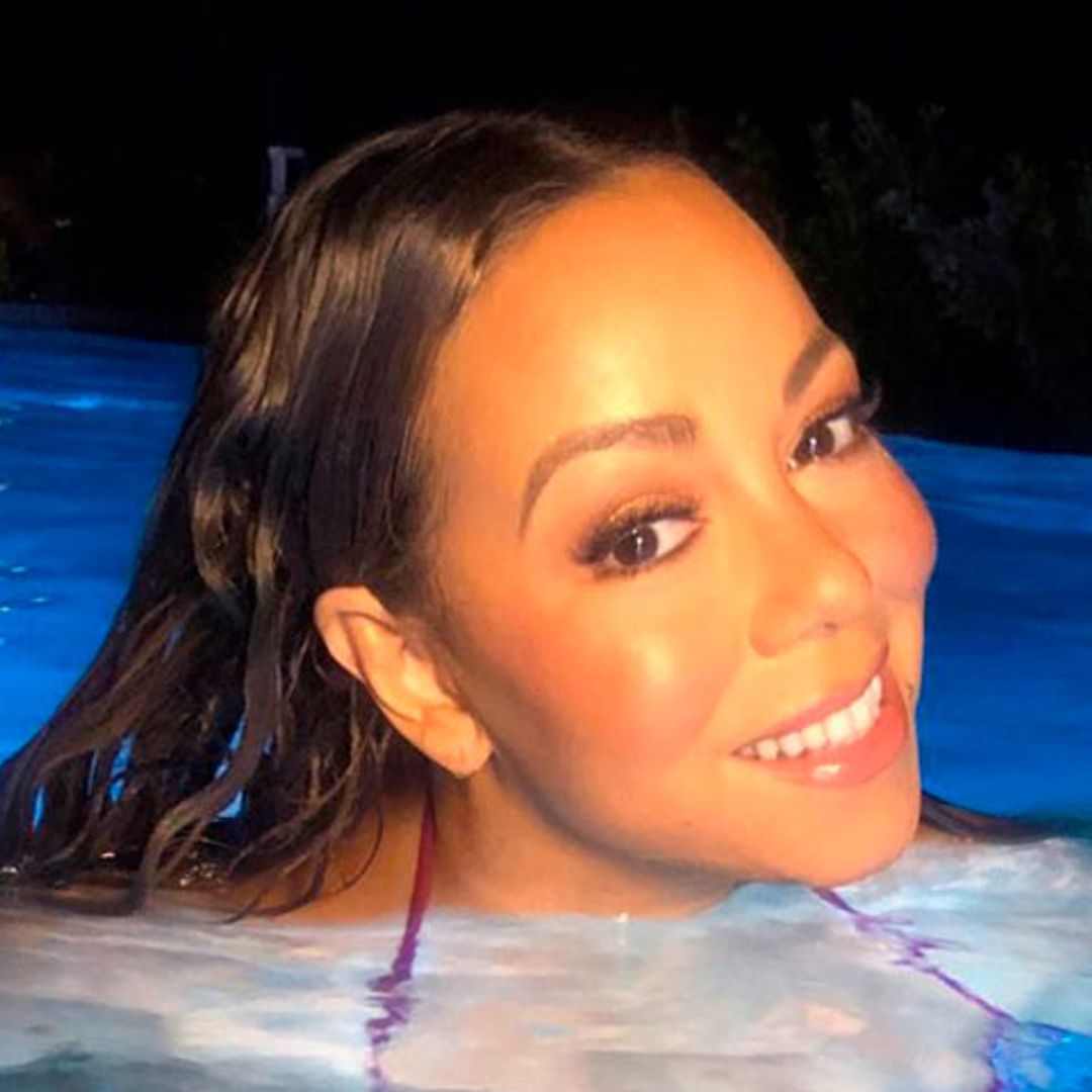 El espectacular posado en bikini de Mariah Carey