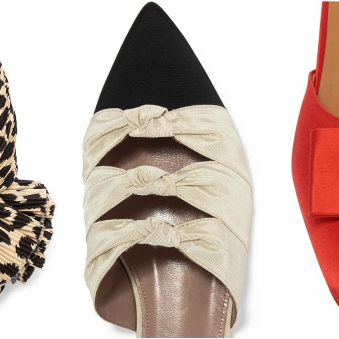 Acentúa tus pasos con zapatos de lazos maximalistas
