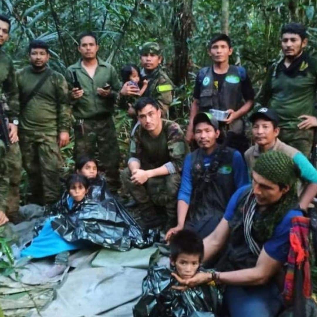 Hallados con vida los cuatro niños perdidos desde hace 40 días en la selva colombiana