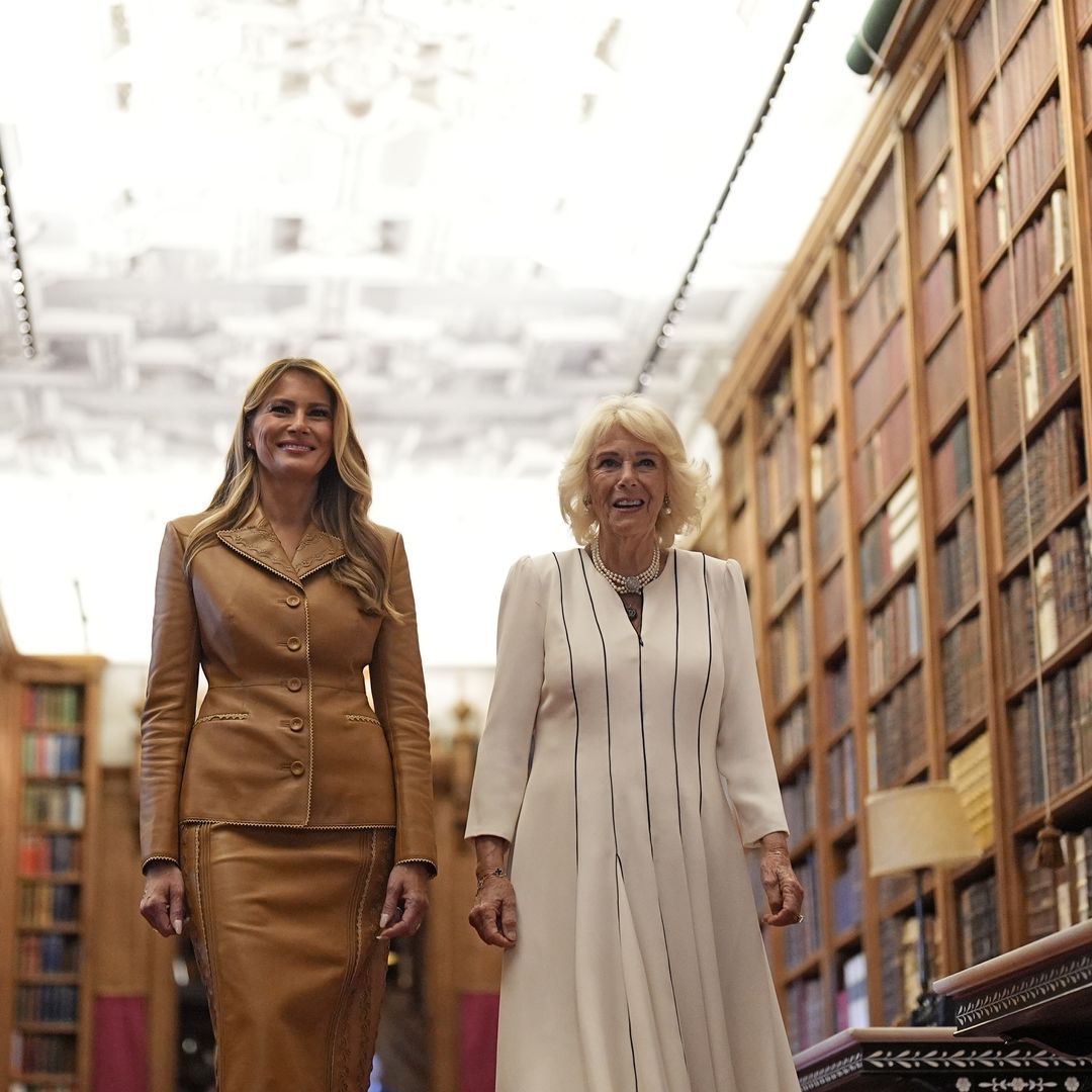 Melania Trump tiene plan con la reina Camilla mientras Donald Trump se despide de Carlos III