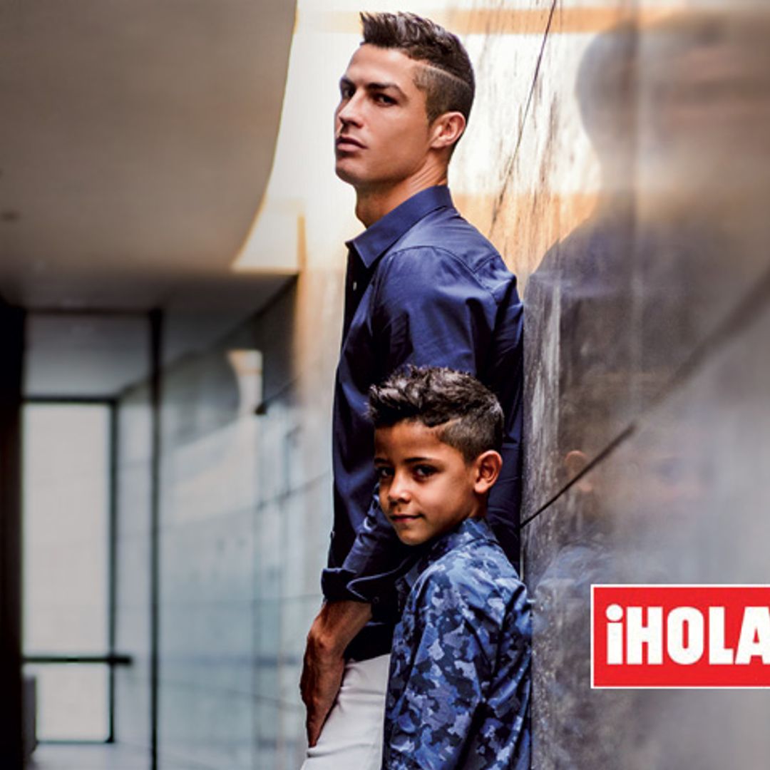 En ¡HOLA!, Cristiano Ronaldo, junto a su hijo, en su entrevista más personal