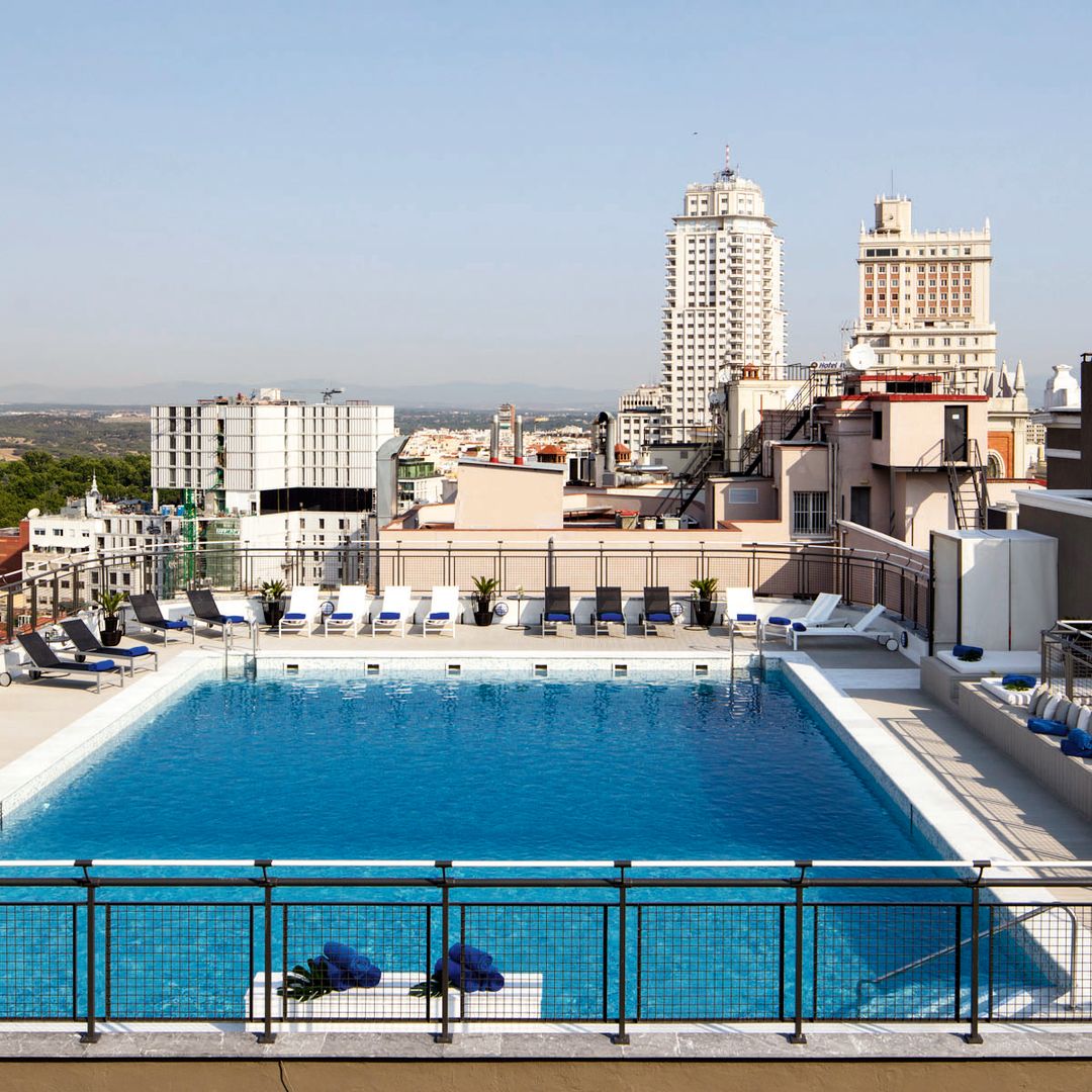 Terraza del hotel Emperador de Madrid