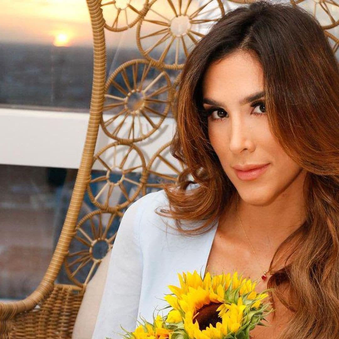 Daniela Ospina presume su pancita de embarazo con un emotivo mensaje para su padre