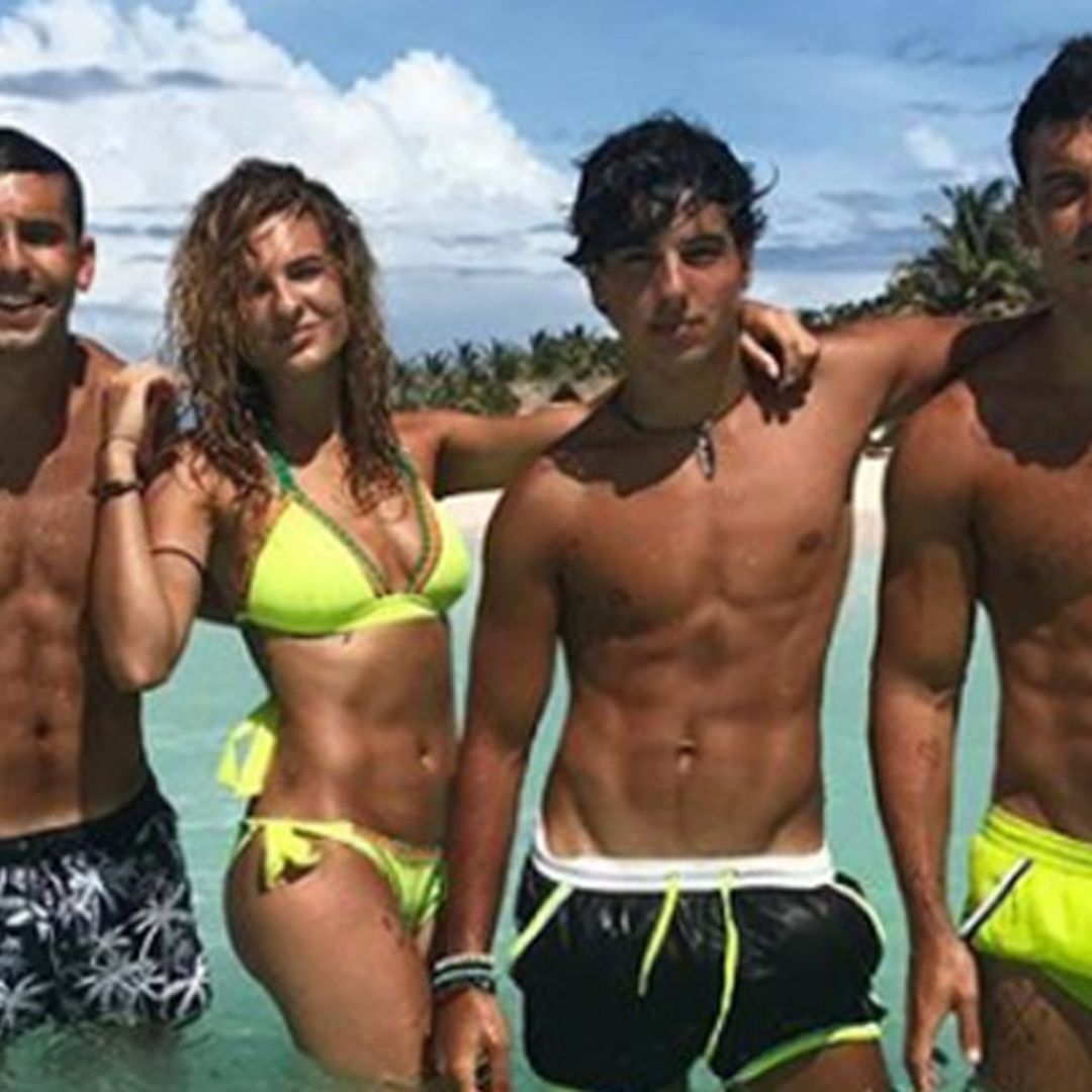 Los hermanos Casas, una familia ‘modelo’ de vacaciones en el Caribe