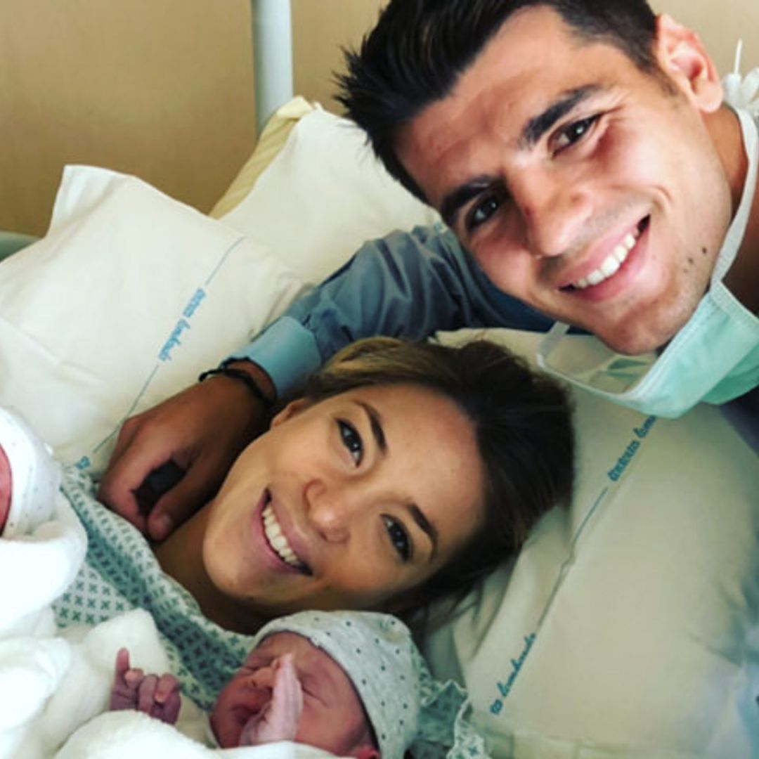 Álvaro Morata y Alice Campello ya han sido padres ¡por partida doble!