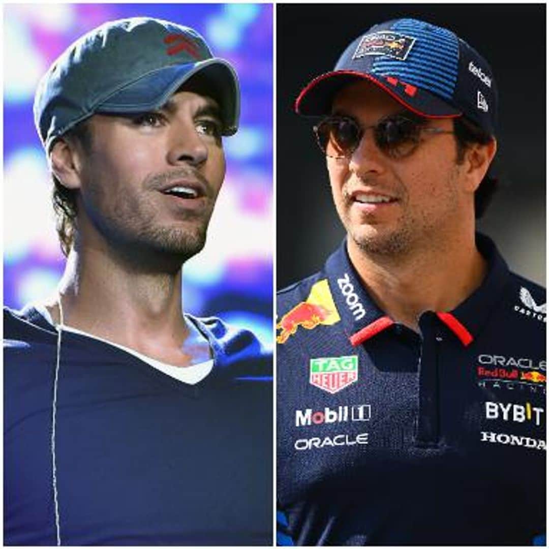 Checo Pérez sorprende al subir al escenario con Enrique Iglesias en México