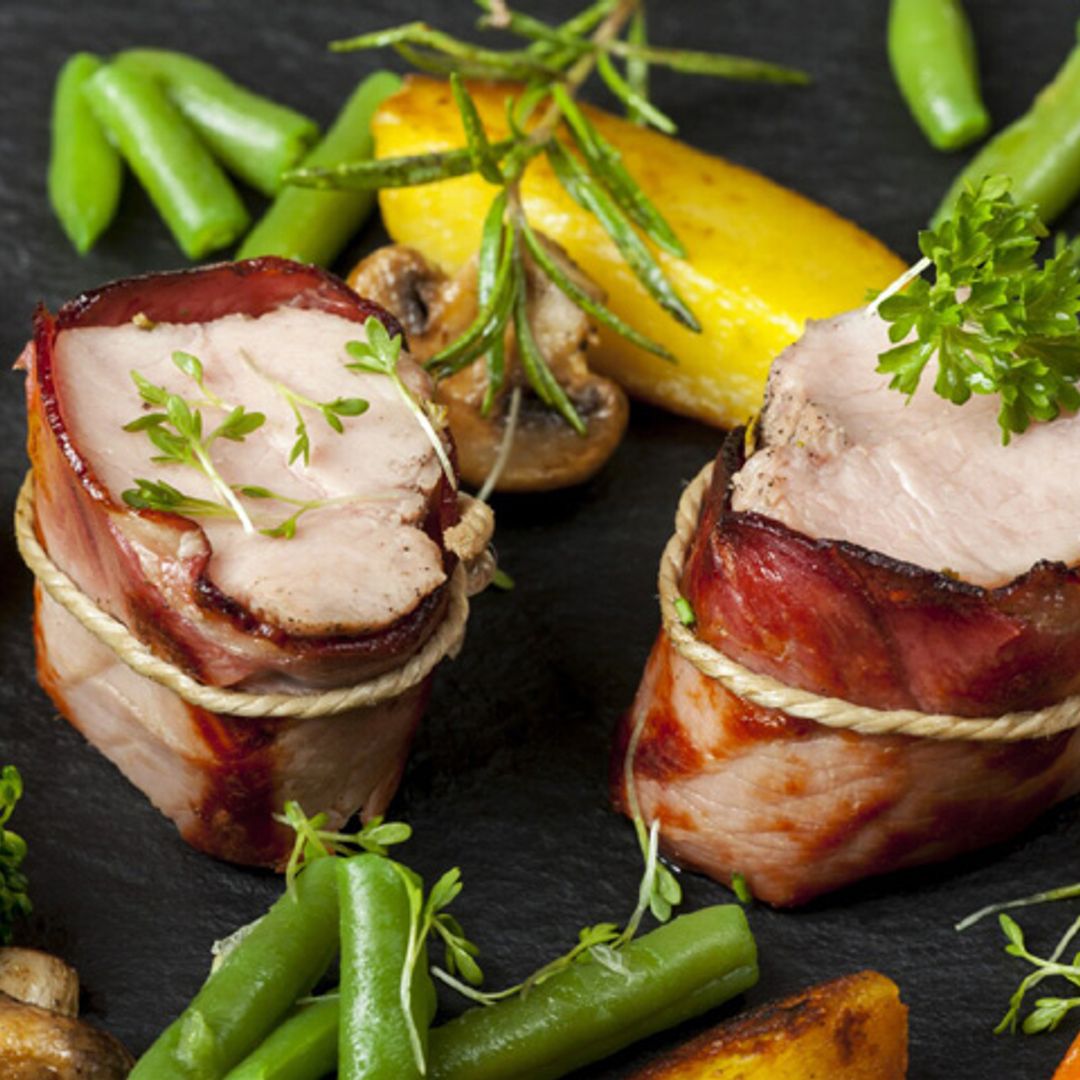 'Tournedó' de cerdo con verduras