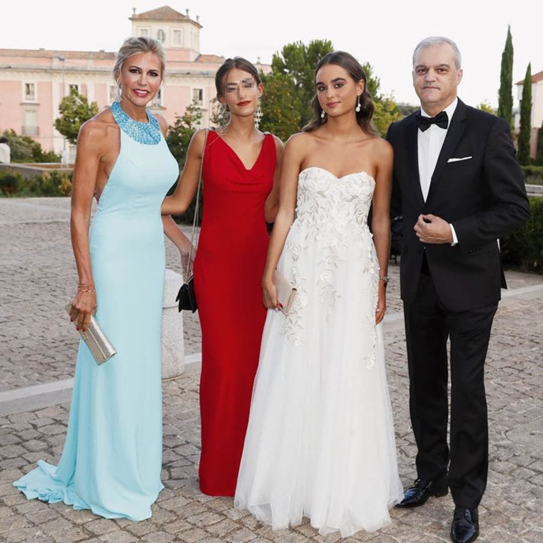 Patricia Cerezo y Ramón García, unidos tras su divorcio, en la puesta de largo de su hija Natalia