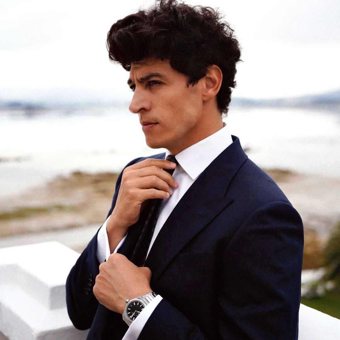 Plano del look de Nacho Yanes