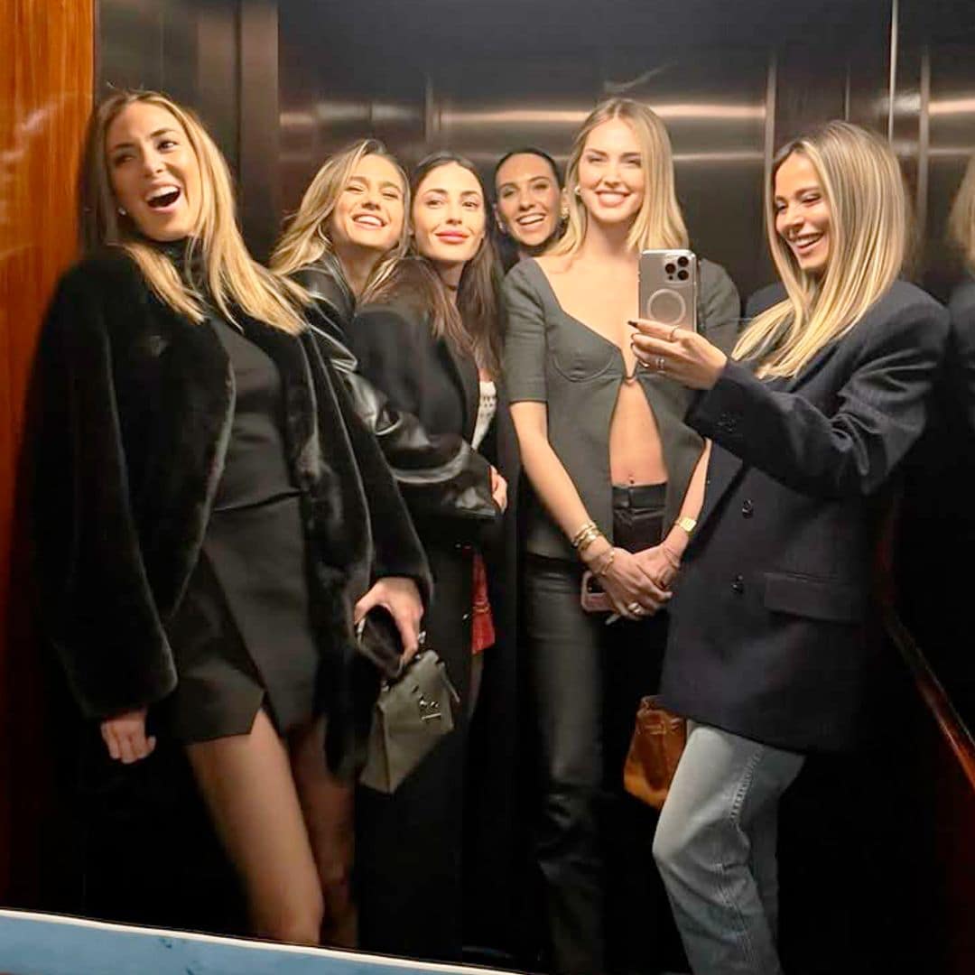 Alice Campello y Chiara Ferragni: así ha sido su noche de fiesta con amigas en Italia