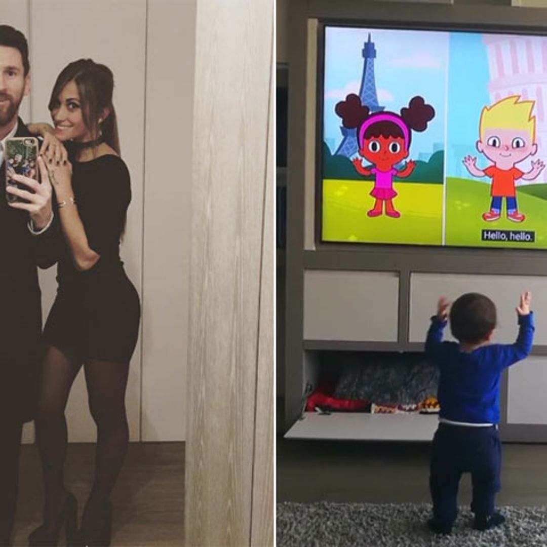 El tierno baile del hijo pequeño de Leo Messi y Antonella Roccuzzo