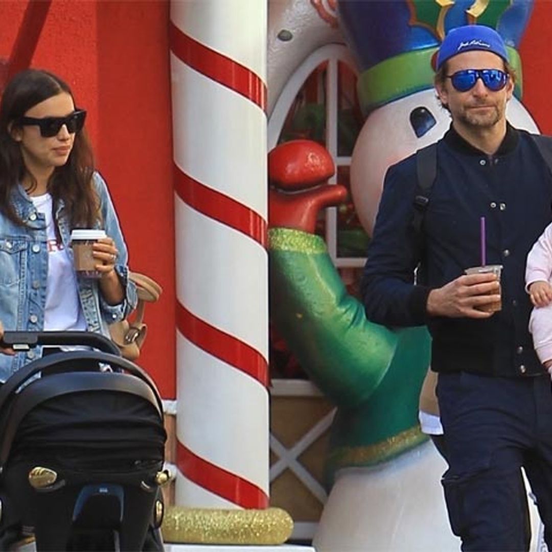 EXCLUSIVA: La imagen más familiar de Irina Shayk y Bradley Cooper con su pequeña Lea