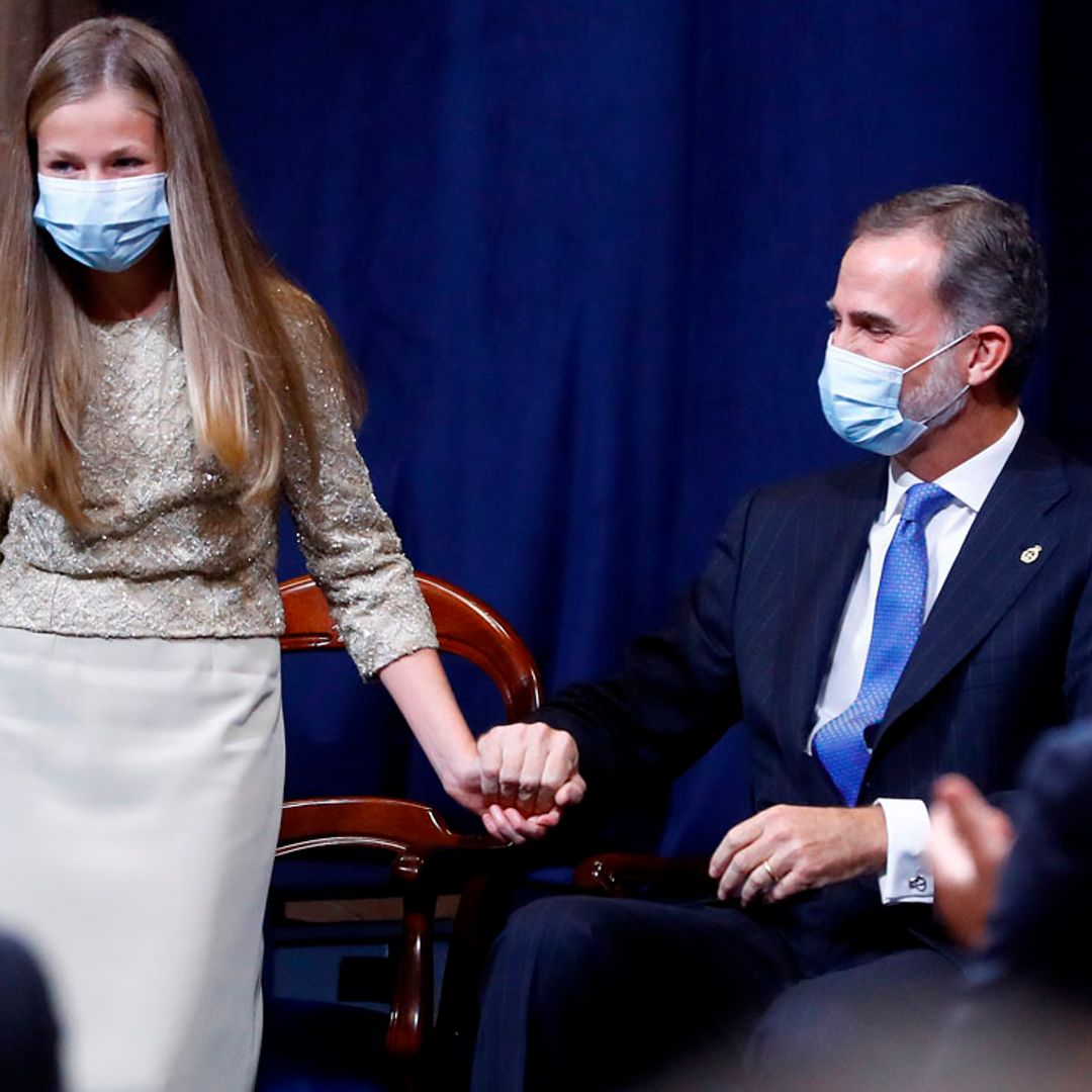 Un discurso solidario, un gesto cariñoso y un pequeño despiste: la intervención de Leonor  en los Premios Princesa de Asturias, al detalle