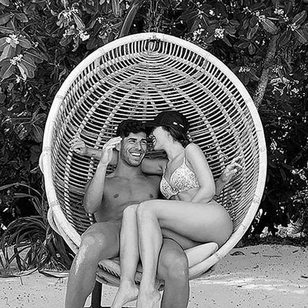 Sandra Garal anima a Marco Asensio tras su lesión con un romántico mensaje