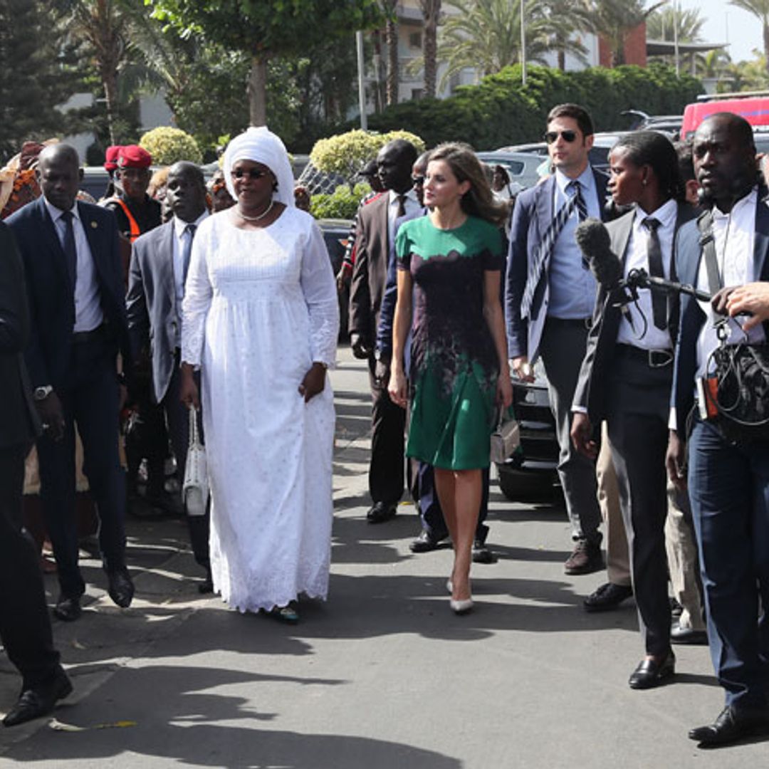Diario de viaje: la reina Letizia deslumbra en su almuerzo con la primera dama de Senegal