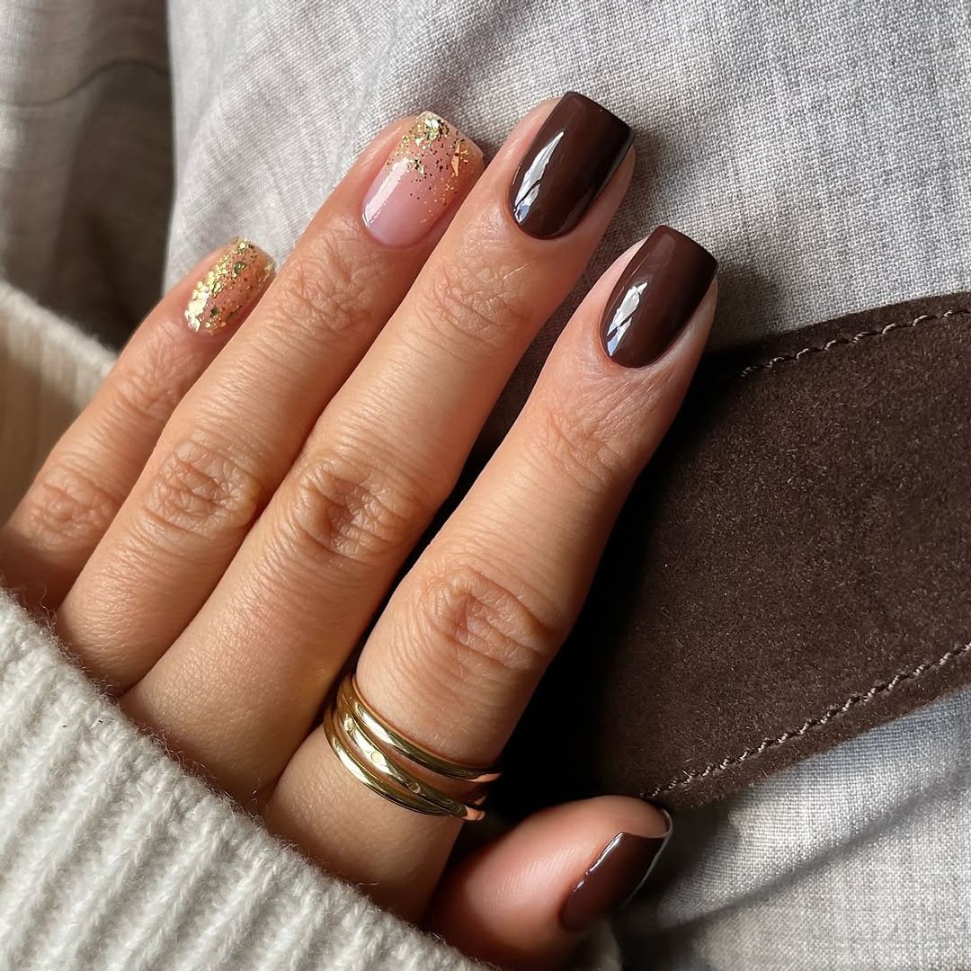 Manicura de otoño para novias
