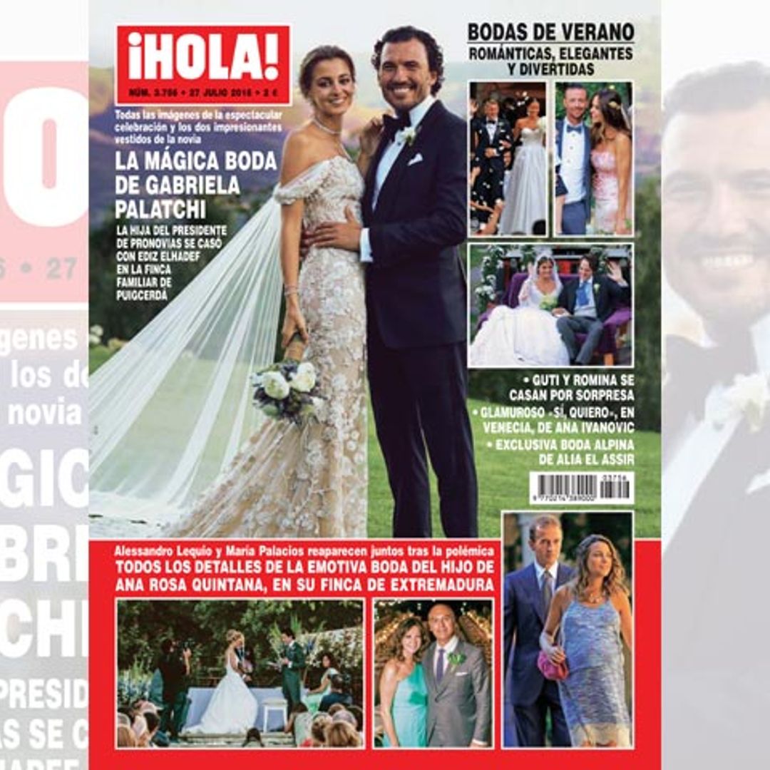 En ¡HOLA!, todas las imágenes y detalles de la mágica boda de Gabriela Palatchi