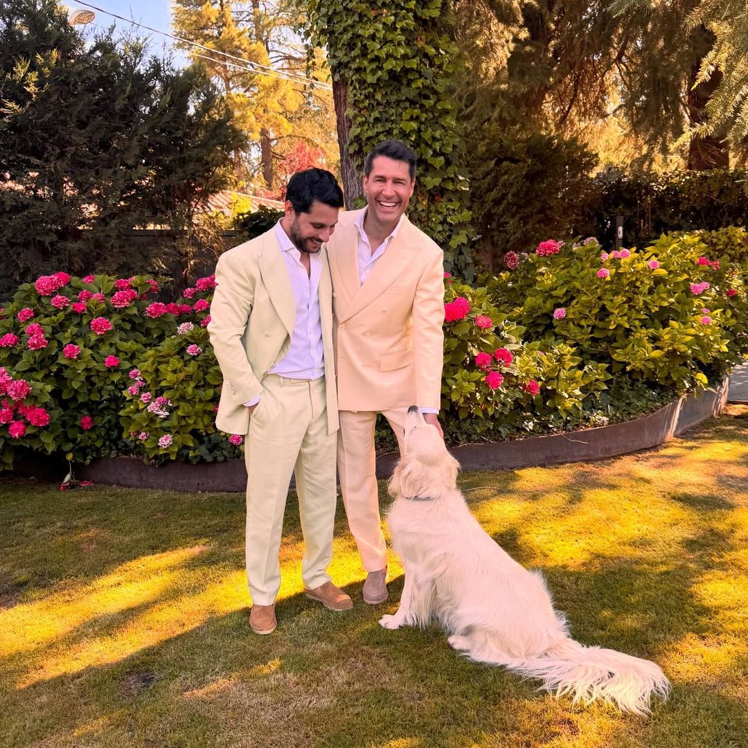 La primera foto de casados de Jaime Cantizano y Miguel Golding: "Celebrando"