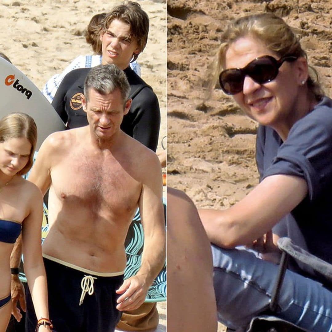 La infanta Cristina cumple su sueño de volver a reunir a su familia en vacaciones