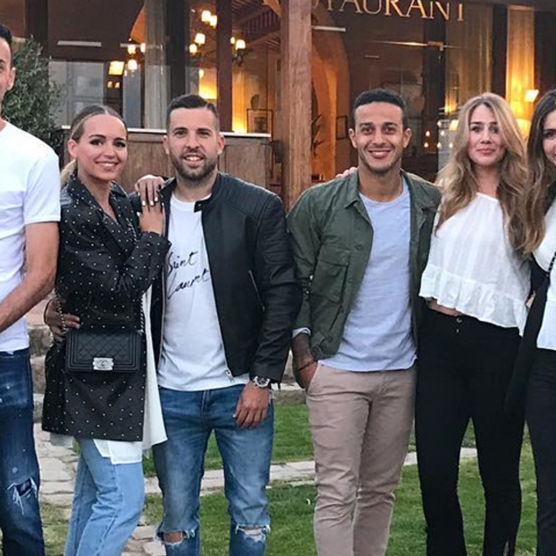 La escapada familiar de Jordi Alba, Sergio Busquets y Thiago Alcántara antes del Mundial