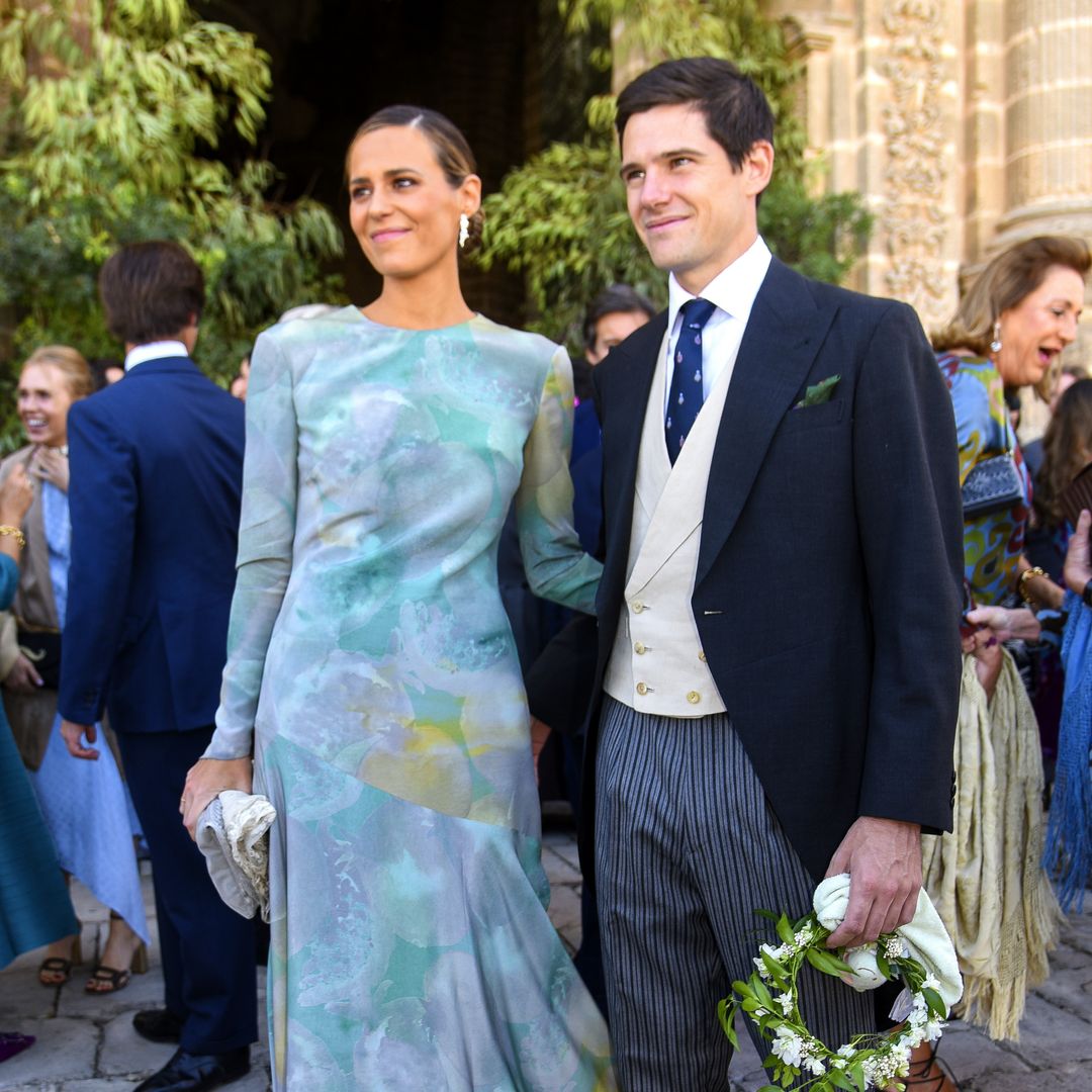 El bautizo en Jerez de la familia Astolfi con José Entrecanales, marido de Claudia Osborne, como padrino