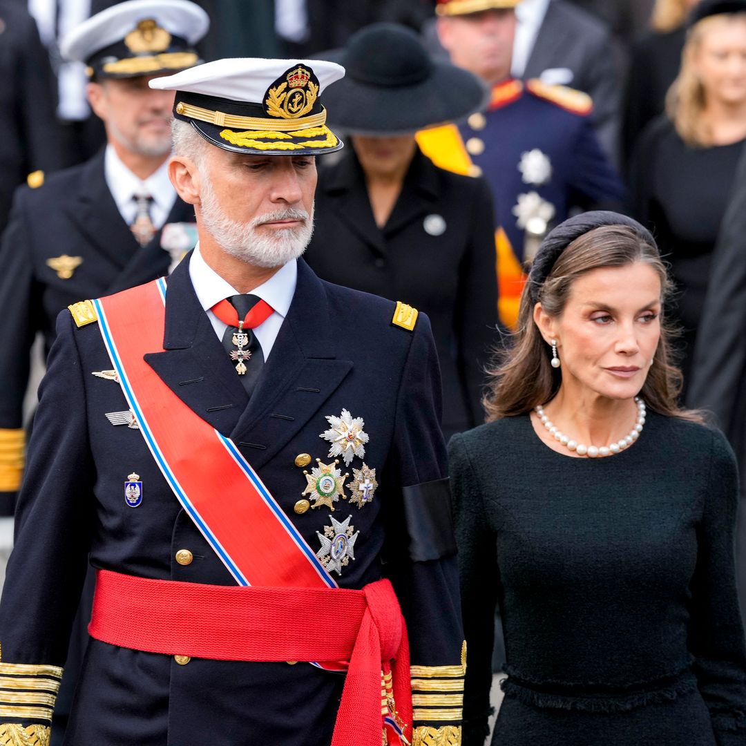 Los representantes de la realeza que estuvieron presentes en el funeral del rey Harald V