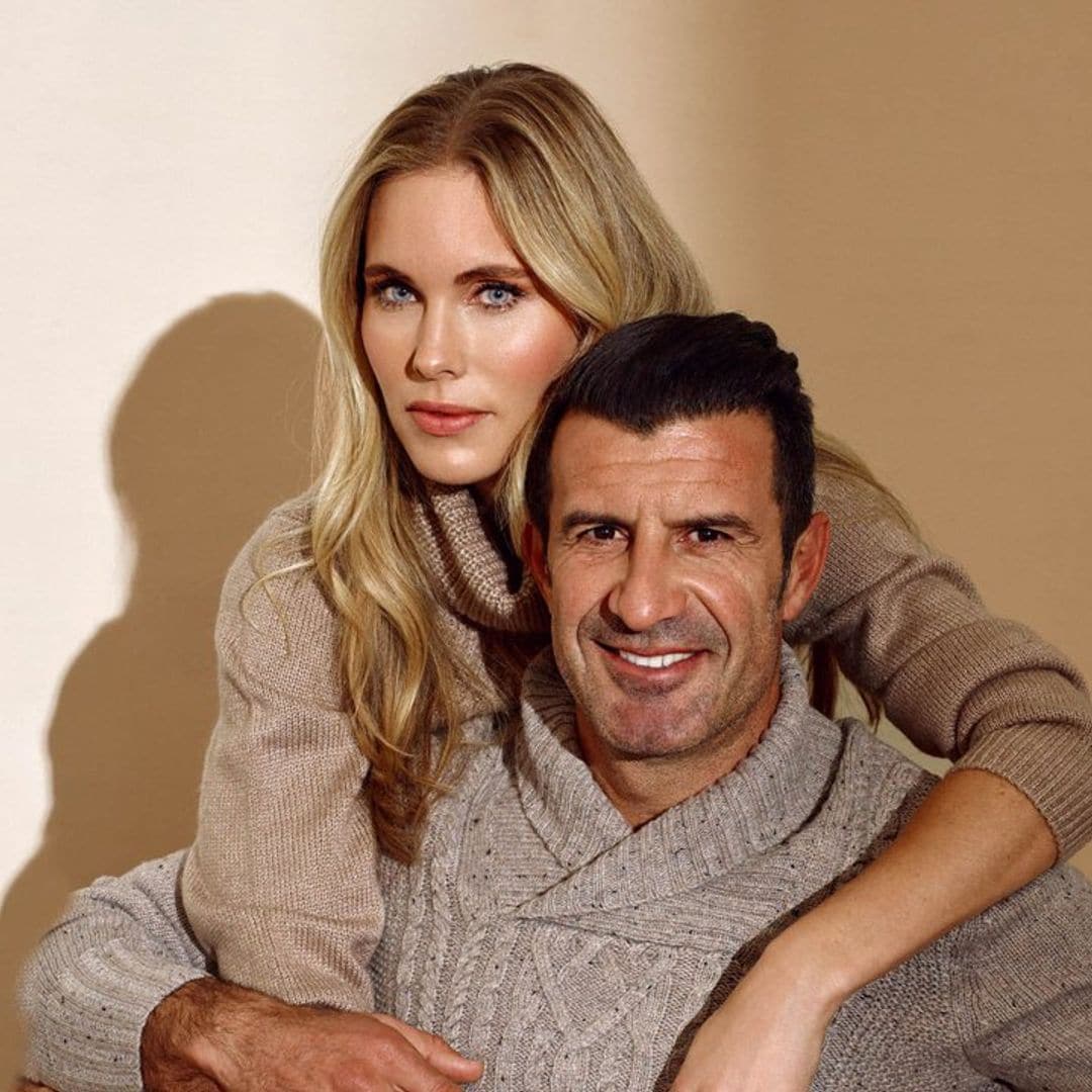 Helen Svedin y Luis Figo: veinte años de matrimonio y una familia modelo