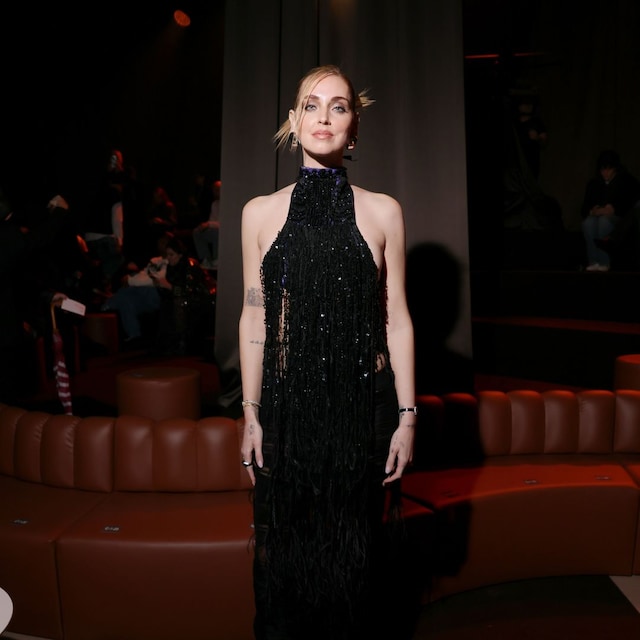 Chiara Ferragni en el desfile de Dsquared2 F/W 2025 - 2026 Milan Fashion Week