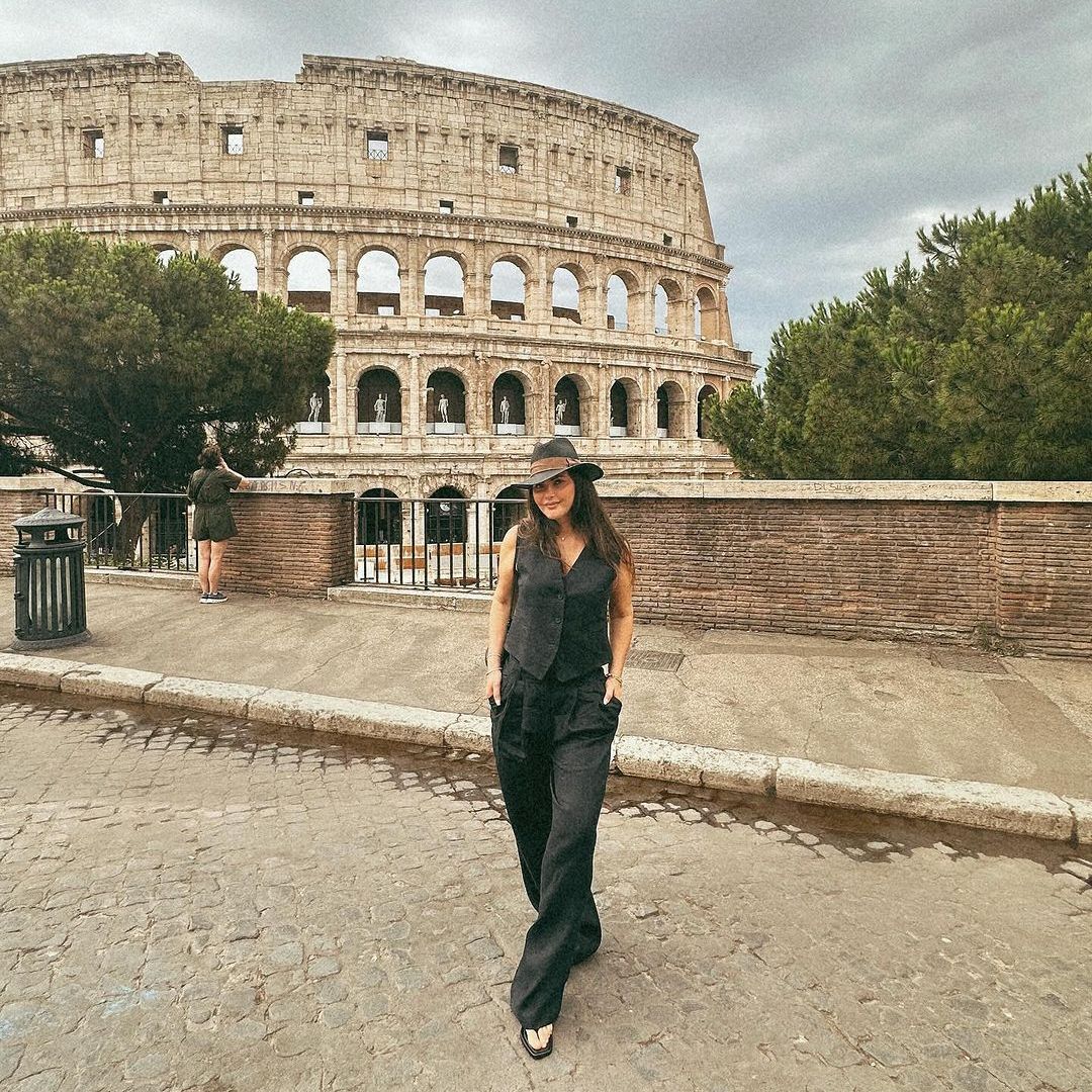 Chiquinquirá Delgado en Roma