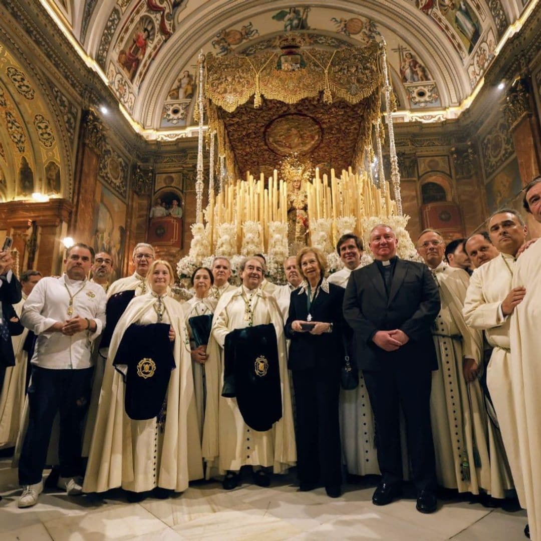La última Madrugá de la reina Sofía: tenemos todas las imágenes desde Sevilla