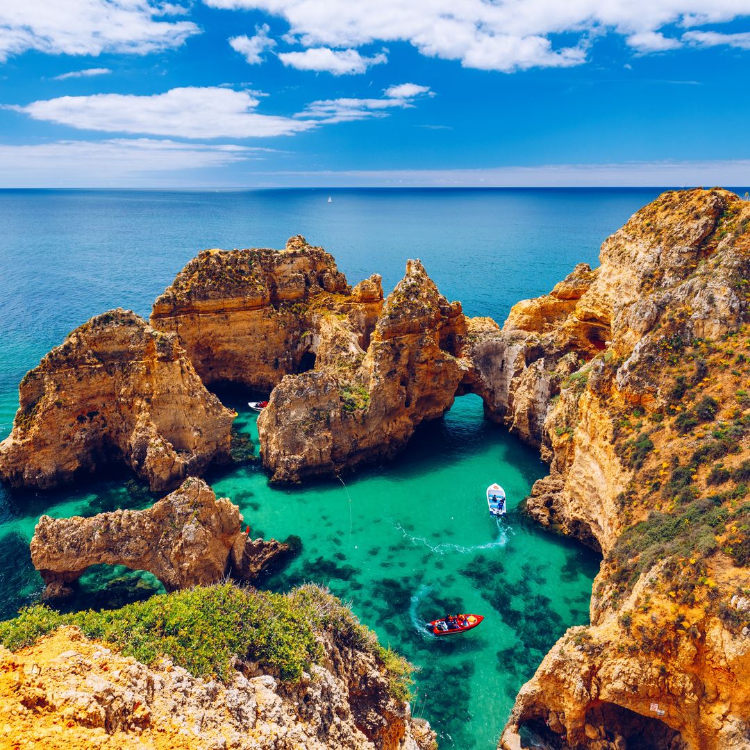 Playa de Ponta da Piedade, Algarve, Portugal.