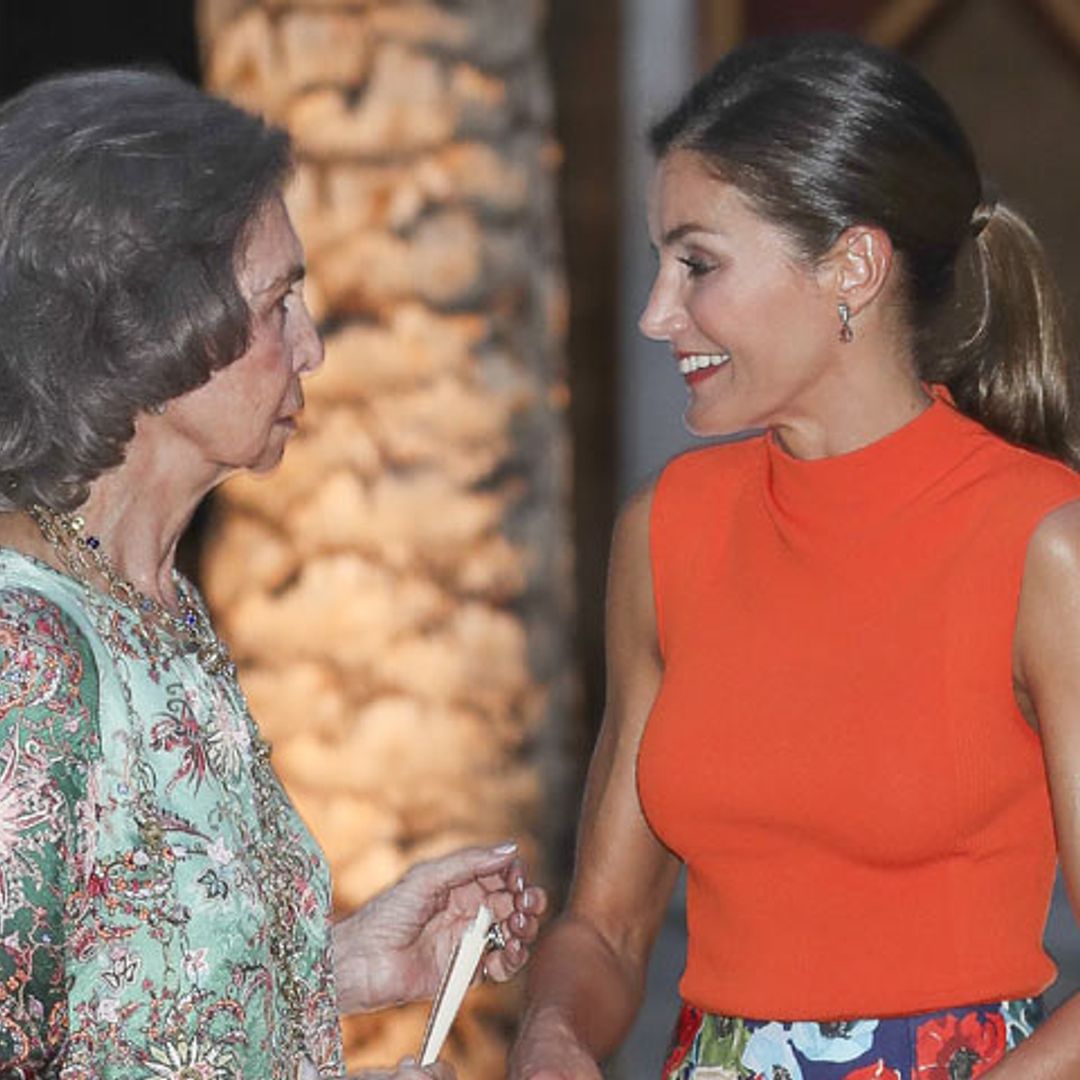 Lo que no se vio de la recepción real en Palma: la complicidad de la reina Letizia y doña Sofía