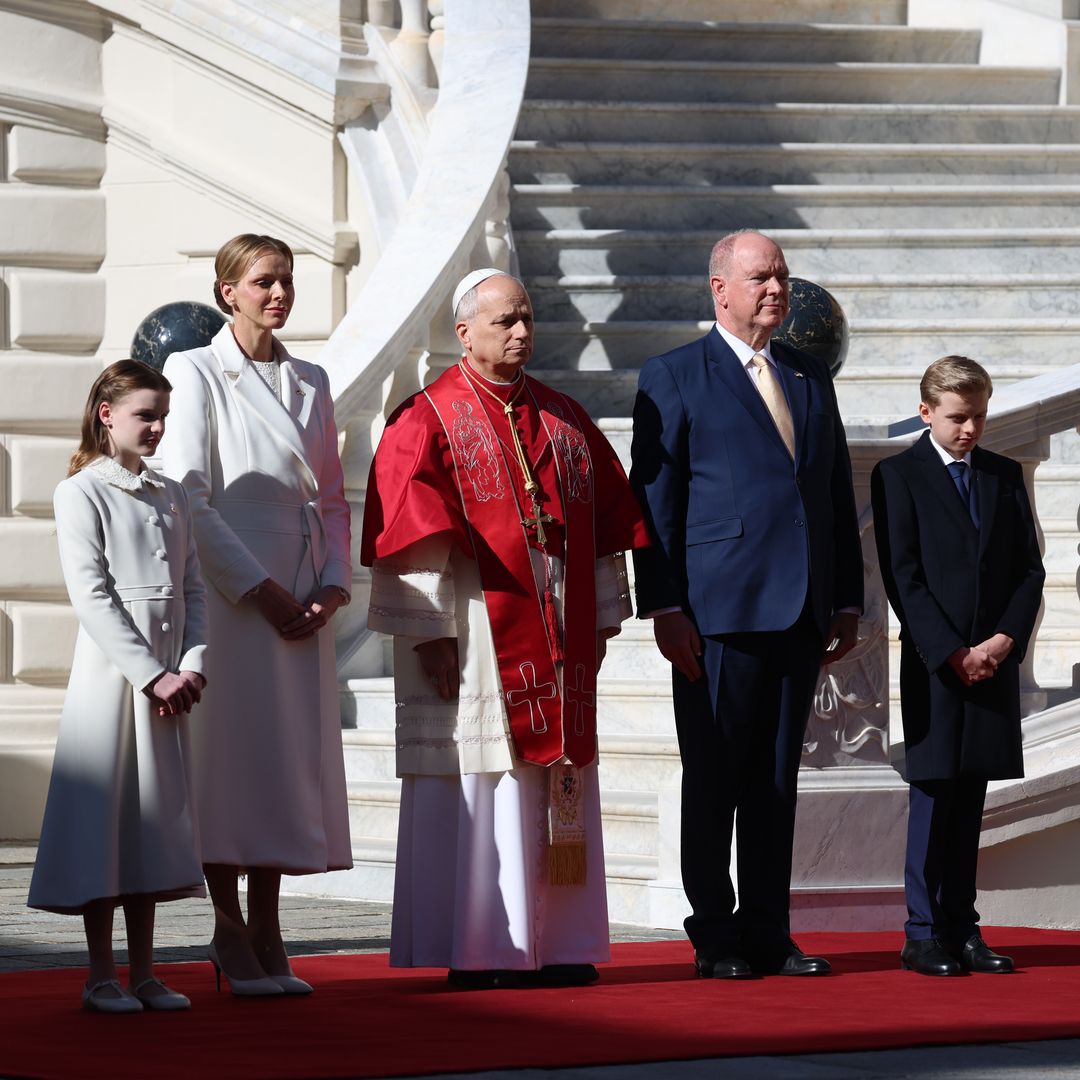 El histórico encuentro de los Grimaldi con el Papa León XIV: la emoción de Charlene en el día más grande para Mónaco