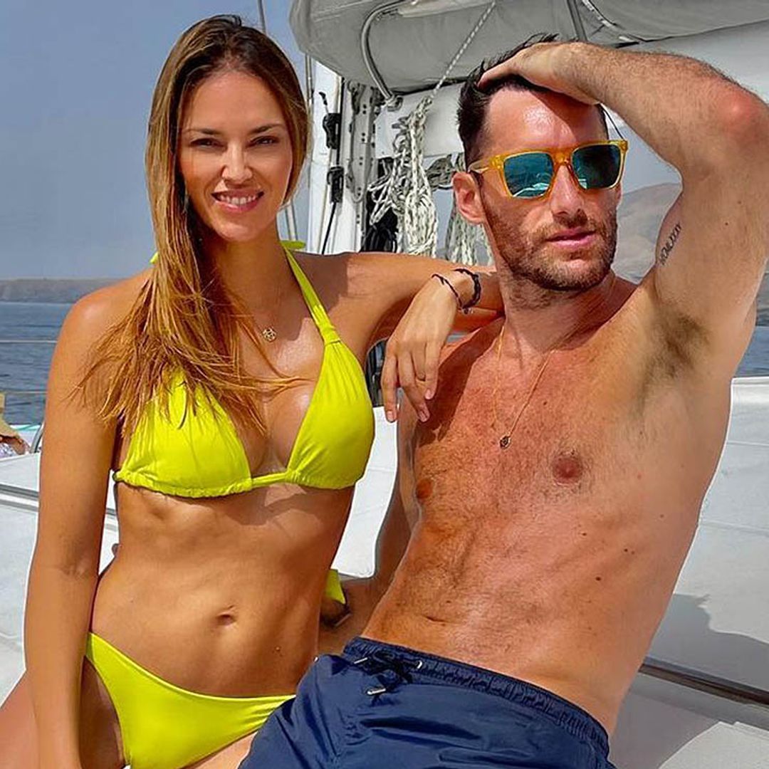 Helen Lindes cumple 40 años durante sus vacaciones en Lanzarote con un almuerzo sorpresa