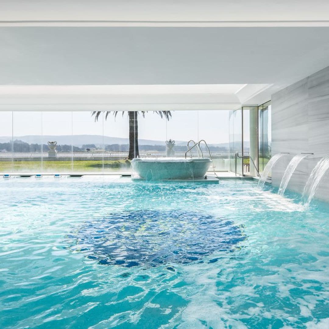 Spa del Gran Hotel La Toja Balneario, situado en la isla de La Toja, en Pontevedra