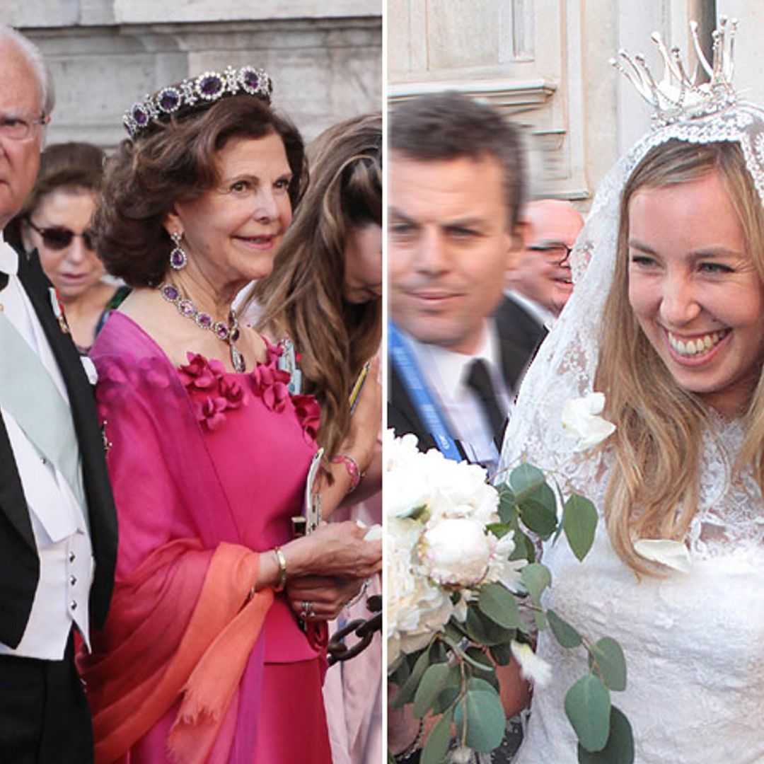 Los Reyes de Suecia y la princesa Victoria, invitados en la boda de Astrid Bernadotte y Filippo Bruti Liberati