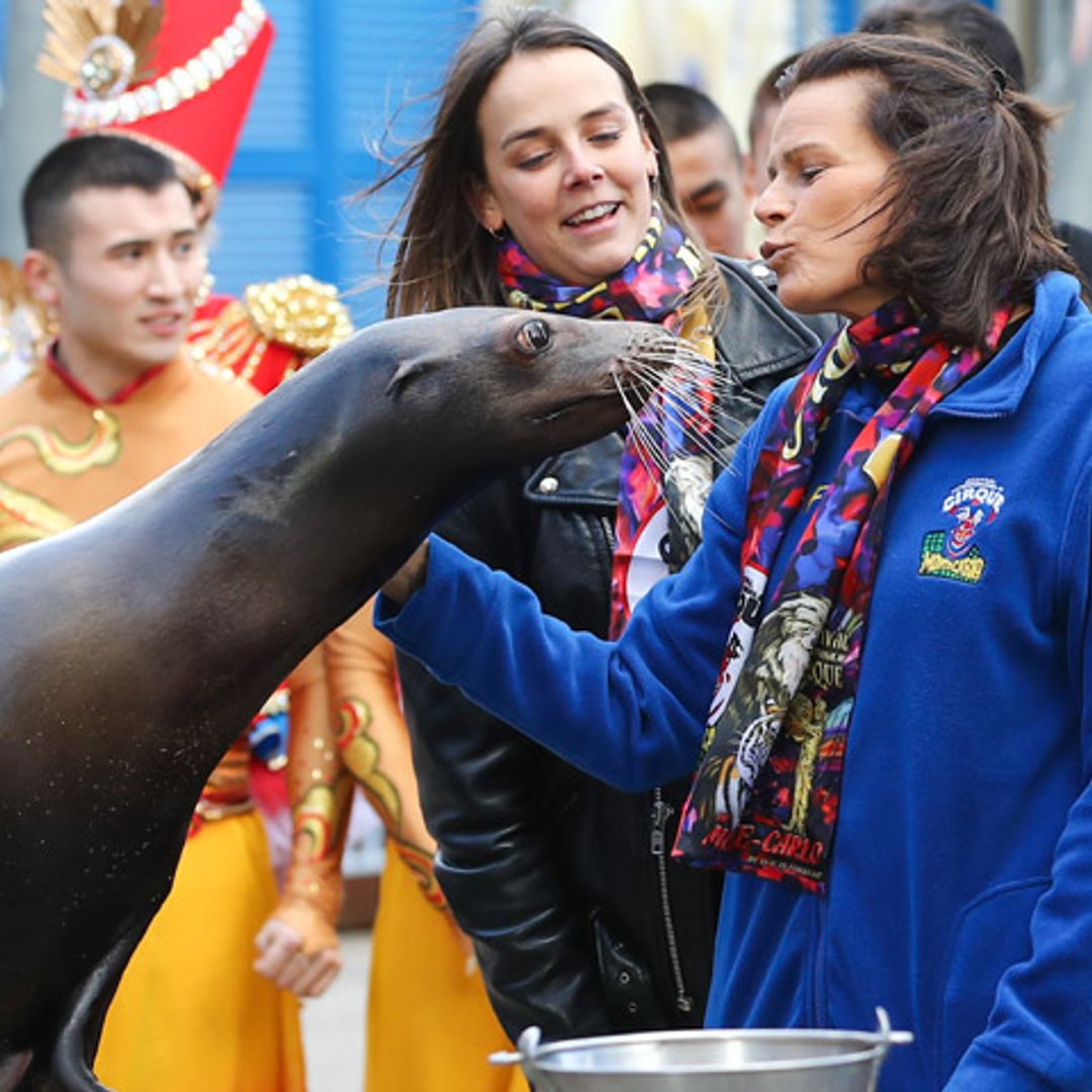 Estefanía de Mónaco, Paulina Ducruet y los besos traviesos de los leones marinos