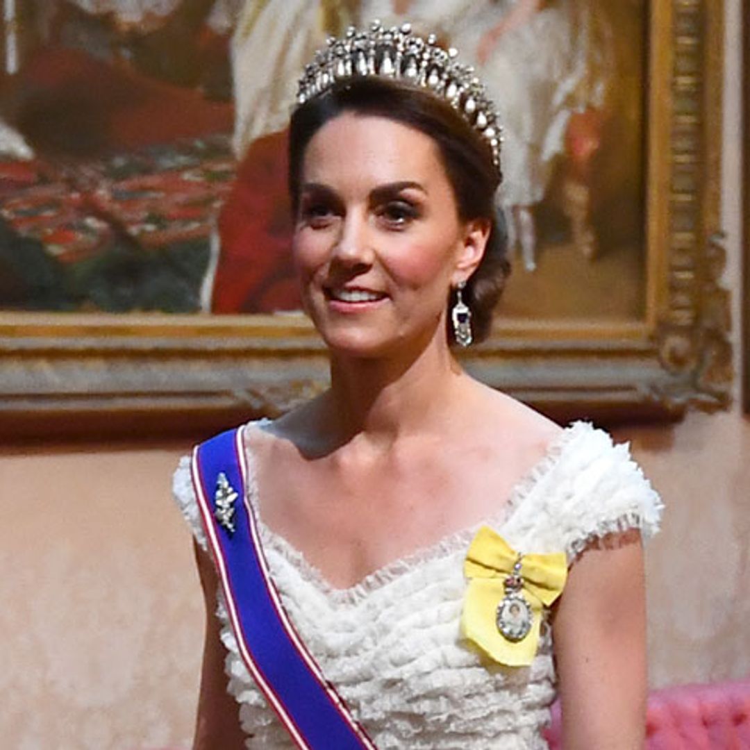 Kate recupera la tiara favorita de Diana de Gales en su cena con Melania Trump