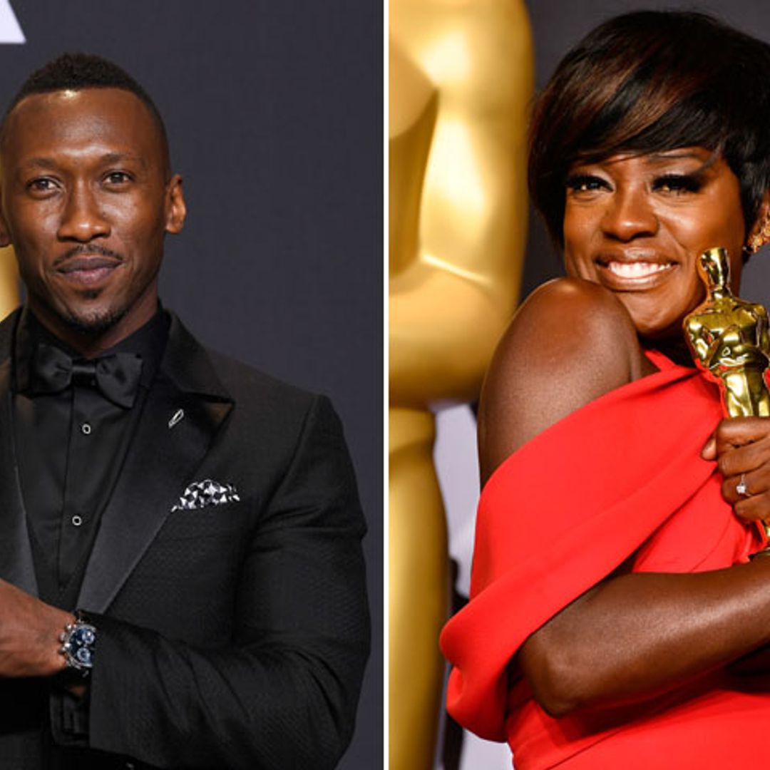 Viola Davis y Mahershala Ali alzan su Oscar como mejores actores de reparto